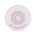 Logo de In Your Path con mandala en tonos lavanda