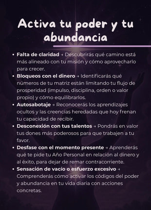 Imagen de Activa tu poder y tu abundancia – Lectura Numerológica - Lectura numerológica en In Your Path