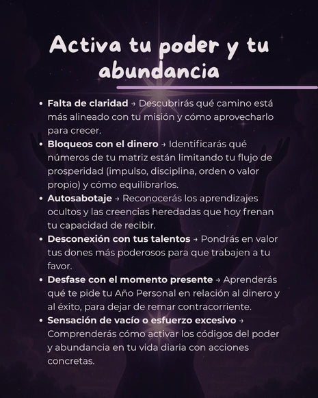 Imagen de Activa tu poder y tu abundancia – Lectura Numerológica - Lectura numerológica en In Your Path