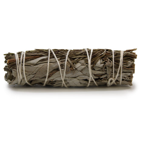 Atado de salvia blanca y romero de 10 cm sahumerio natural
