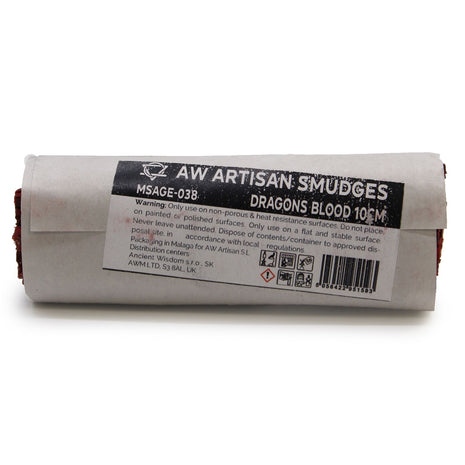 Etiqueta del atado de Sangre de Dragón de 10 cm AW Artisan Smudges
