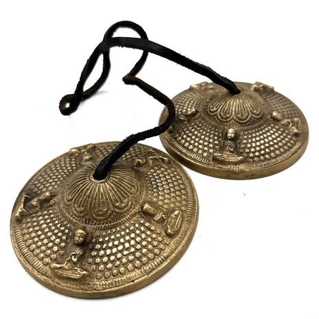 Tingsha Tibetana Cinco Budas (9,5 cm)