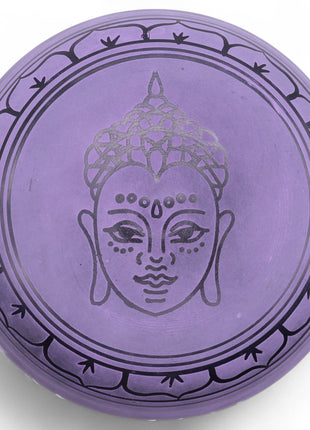 Cuenco Tibetano Purple Haze en Forma de Hongo (23 cm)