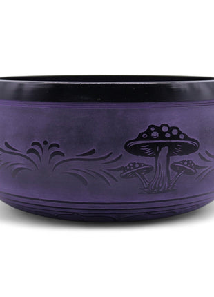 Cuenco Tibetano Purple Haze en Forma de Hongo (23 cm)