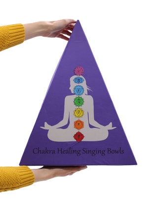 Set de Cuencos Tibetanos Pirámide de Chakras