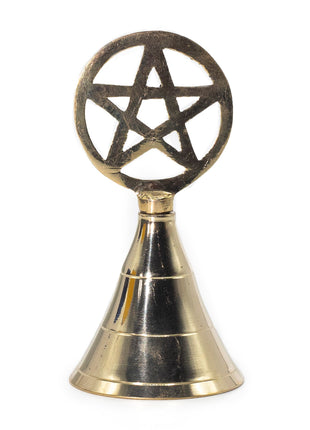 Campana de Altar de Latón con Pentagrama (10,5 cm)