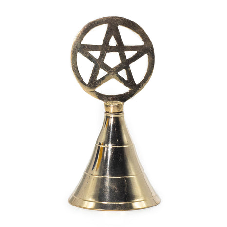 Campana de Altar de Latón con Pentagrama (10,5 cm)