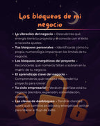 Imagen de Los bloqueos de mi negocio - Lectura numerológica en In Your Path