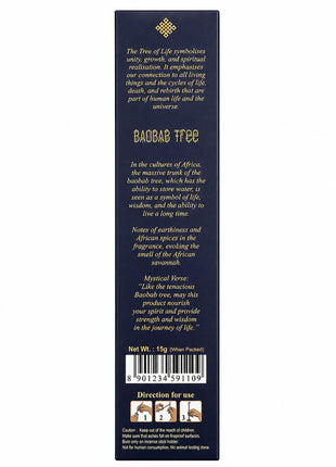 Imagen de ncienso Botánico Árbol de Baobab – Banjara (15 g) - Lectura numerológica en In Your Path