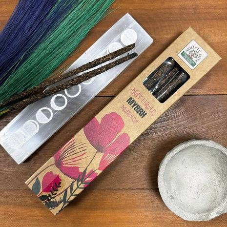Imagen de Incienso Natural Masala Mirra – Namaste India (33 g) - Lectura numerológica en In Your Path