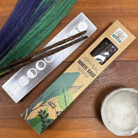 Imagen de Incienso Natural Masala Salvia Blanca – Namaste India (33 g) - Lectura numerológica en In Your Path