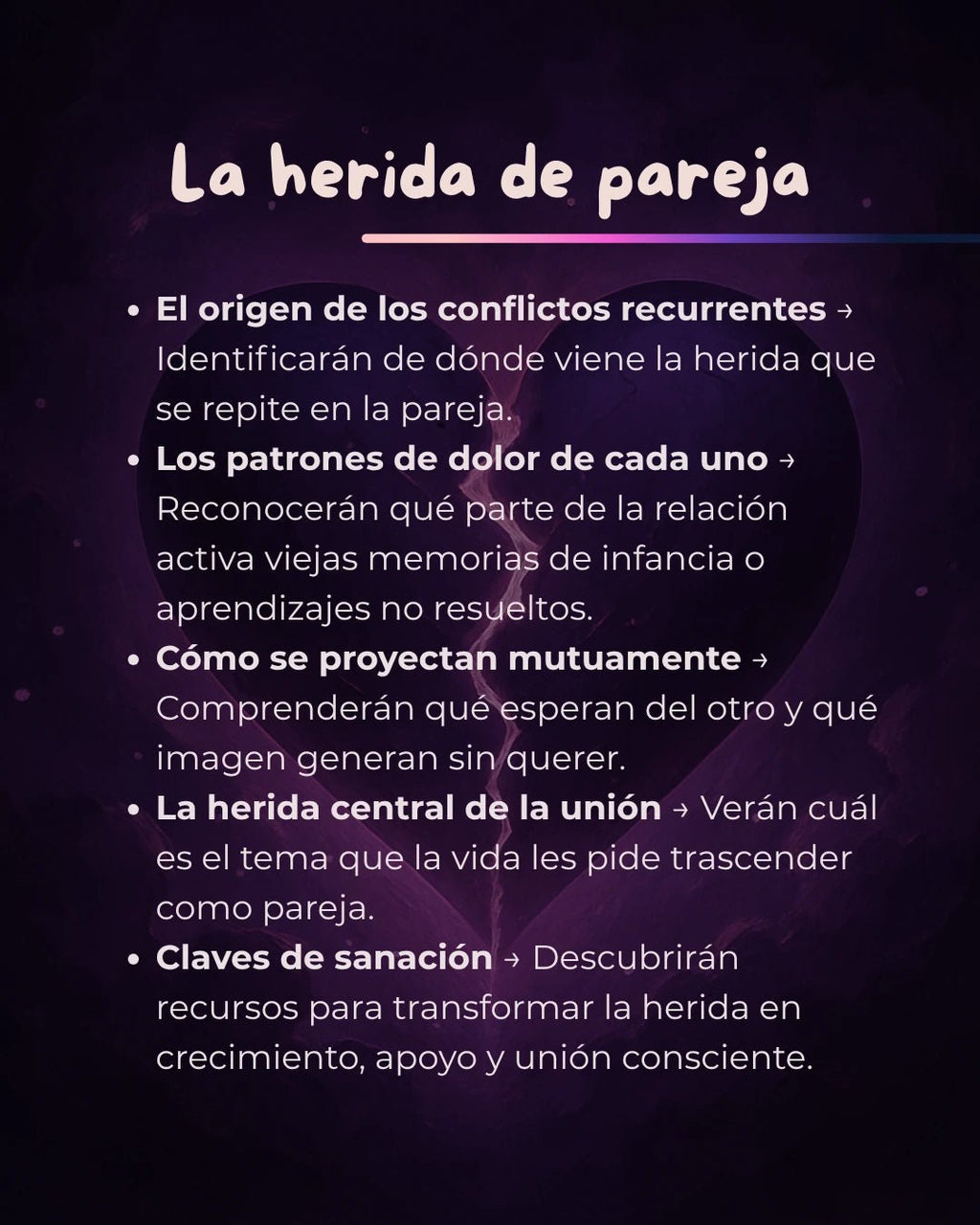 Imagen de La herida de pareja - Lectura numerológica en In Your Path