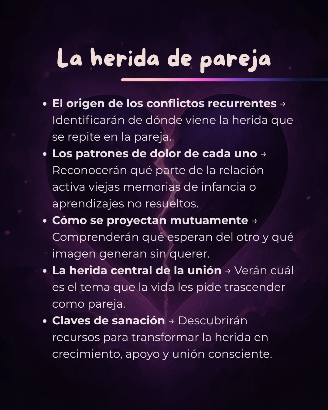 Imagen de La herida de pareja - Lectura numerológica en In Your Path