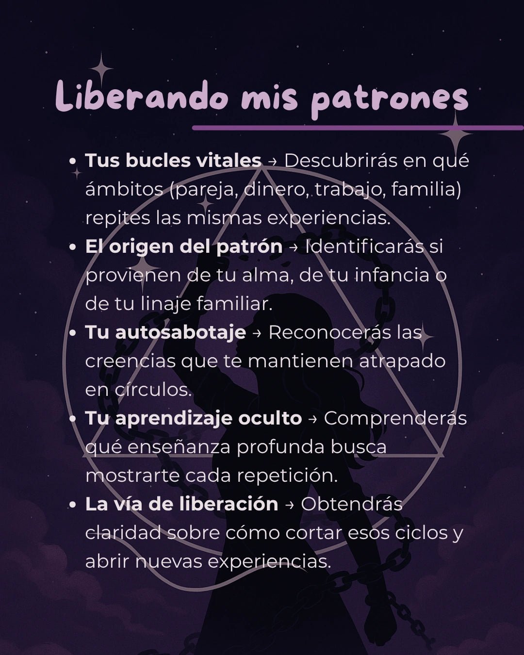 Imagen de Liberando mis patrones - Lectura numerológica en In Your Path