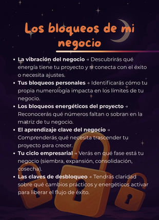 Imagen de Los bloqueos de mi negocio – Lectura Numerológica - Lectura numerológica en In Your Path