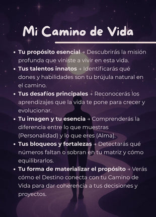 Imagen de Mi camino de vida – Lectura Numerológica - Lectura numerológica en In Your Path
