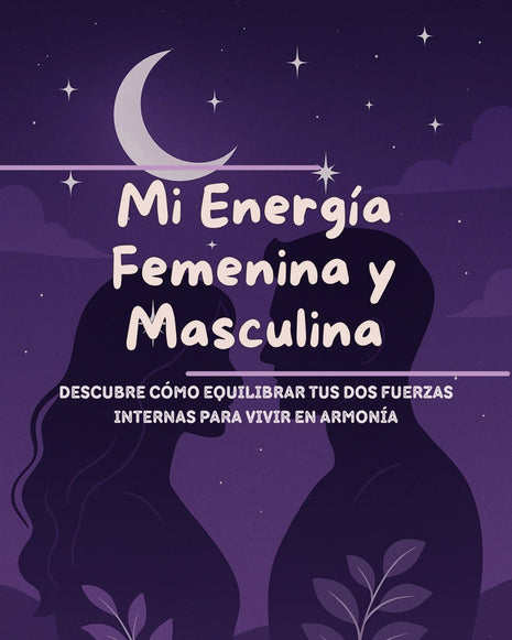 Portada de la lectura numerológica Mi Energía Femenina y Masculina para equilibrar tus energías internas