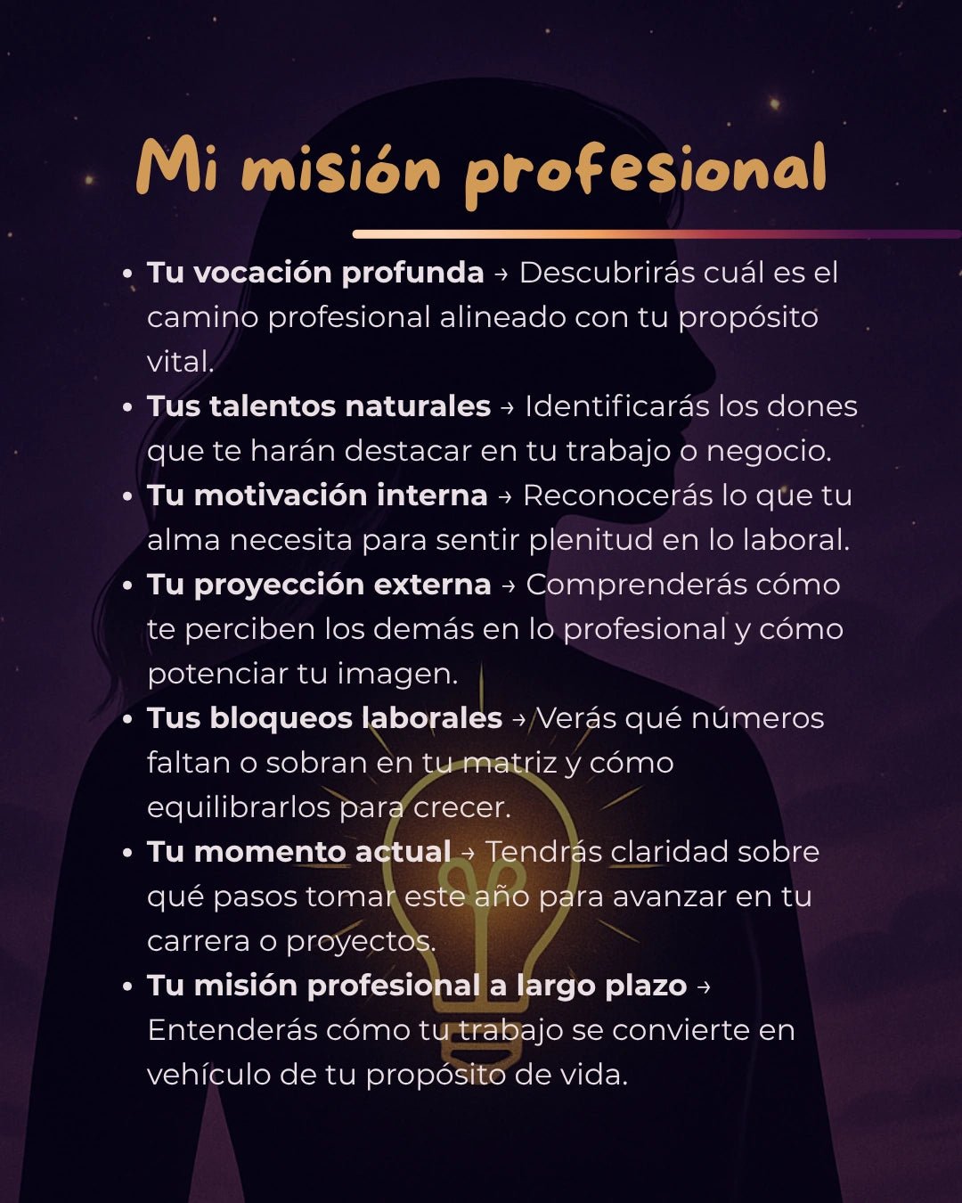 Imagen de Mi misión profesional - Lectura numerológica en In Your Path