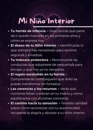 Imagen de Mi niño interior – Lectura Numerológica - Lectura numerológica en In Your Path
