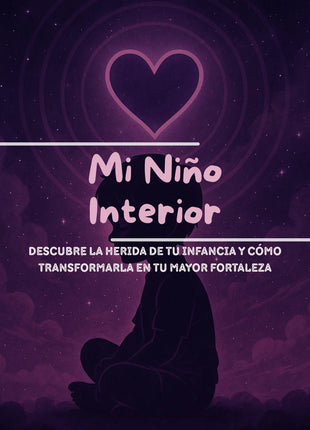 Portada de la lectura numerológica Mi Niño Interior para sanar heridas de la infancia