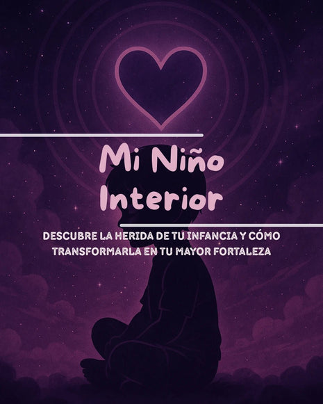 Portada de la lectura numerológica Mi Niño Interior para sanar heridas de la infancia