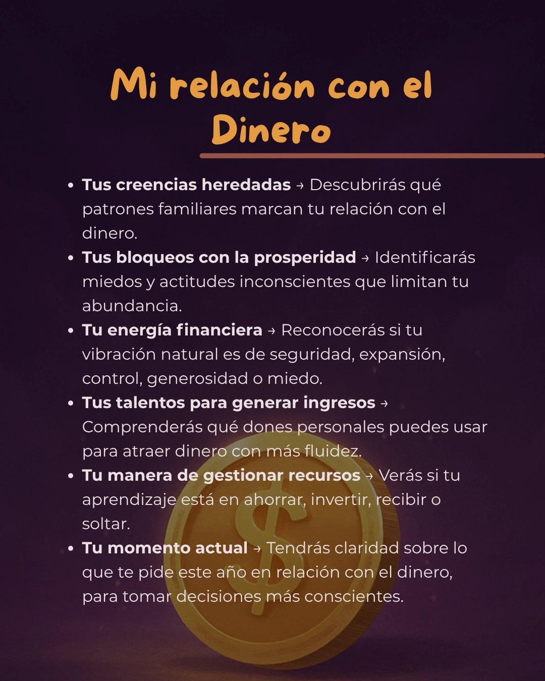 Imagen de Mi Relación con el Dinero - Lectura numerológica en In Your Path