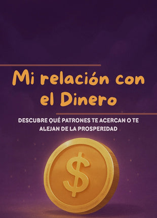 Portada de la lectura numerológica Mi relación con el dinero sobre prosperidad y patrones financieros