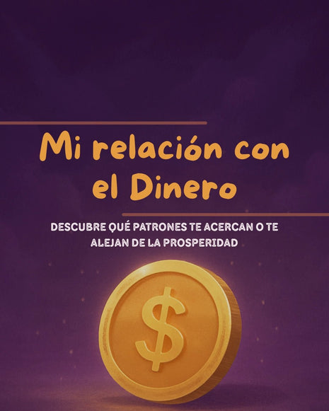 Portada de la lectura numerológica Mi relación con el dinero sobre prosperidad y patrones financieros