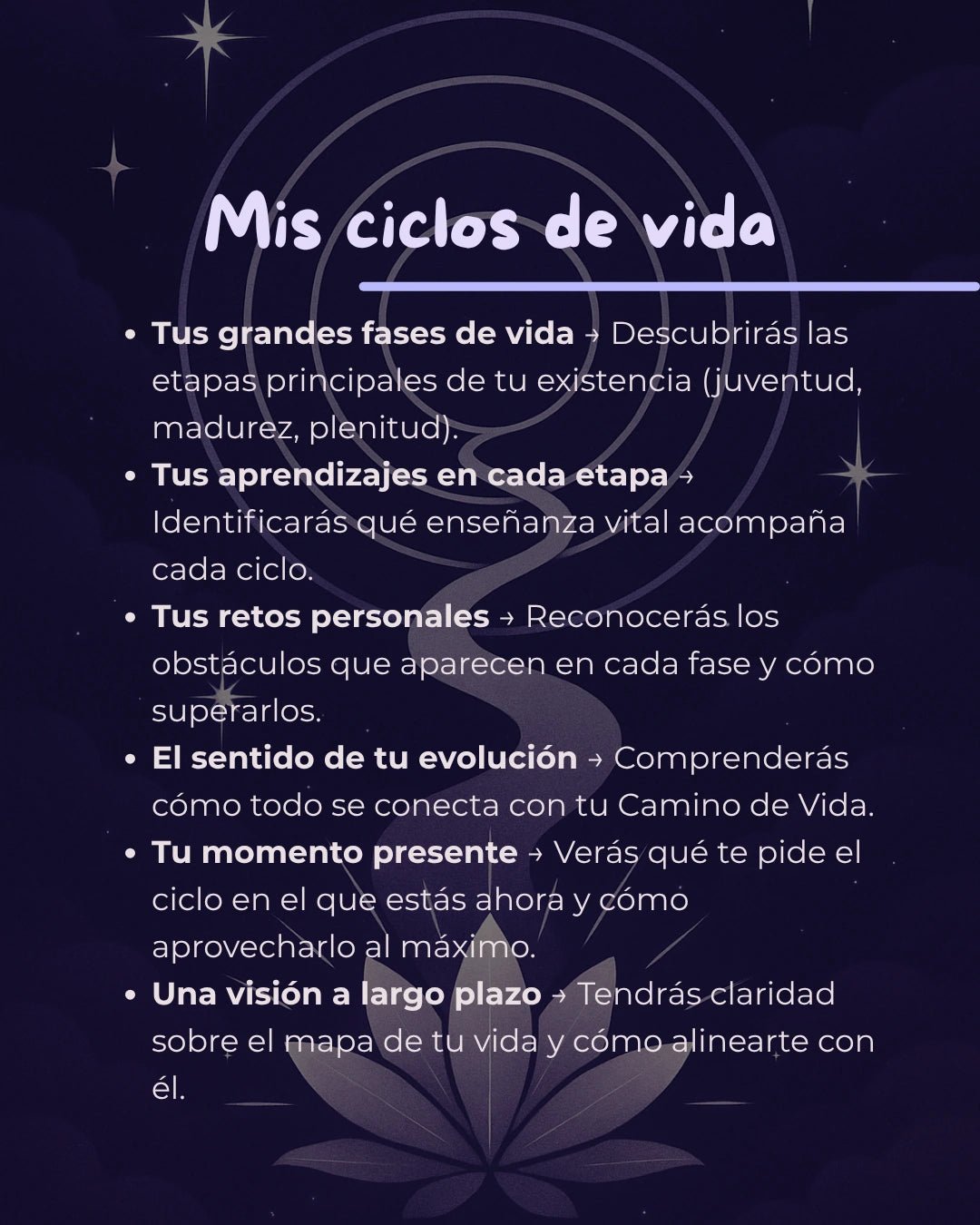 Imagen de Mis ciclos de vida - Lectura numerológica en In Your Path