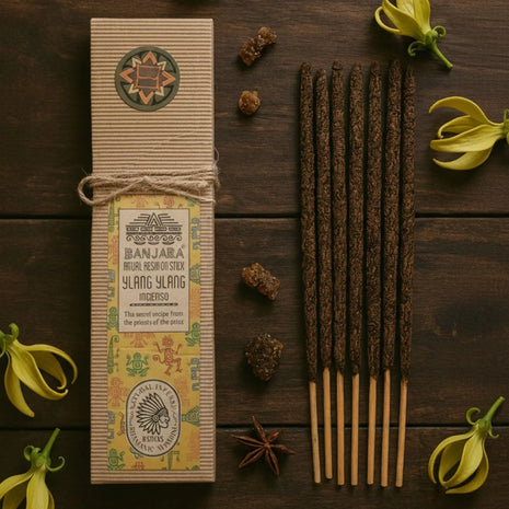 Imagen de Incienso de Resina Ylang Ylang – Banjara (330 g) - Lectura numerológica en In Your Path